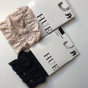 HUE Frilly Anklet Socks (2 pairs)